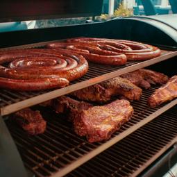 Gevulde barbecue met vlees